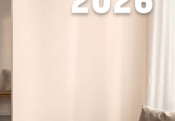 اقوى لون لعام 2026 لون الراحة النفسية 🌸 ميلك شيك من دهانات القدس يناسب جميع الوان الاثاث.0797557772
